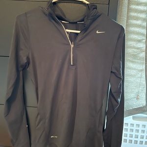 Black athletic pullover